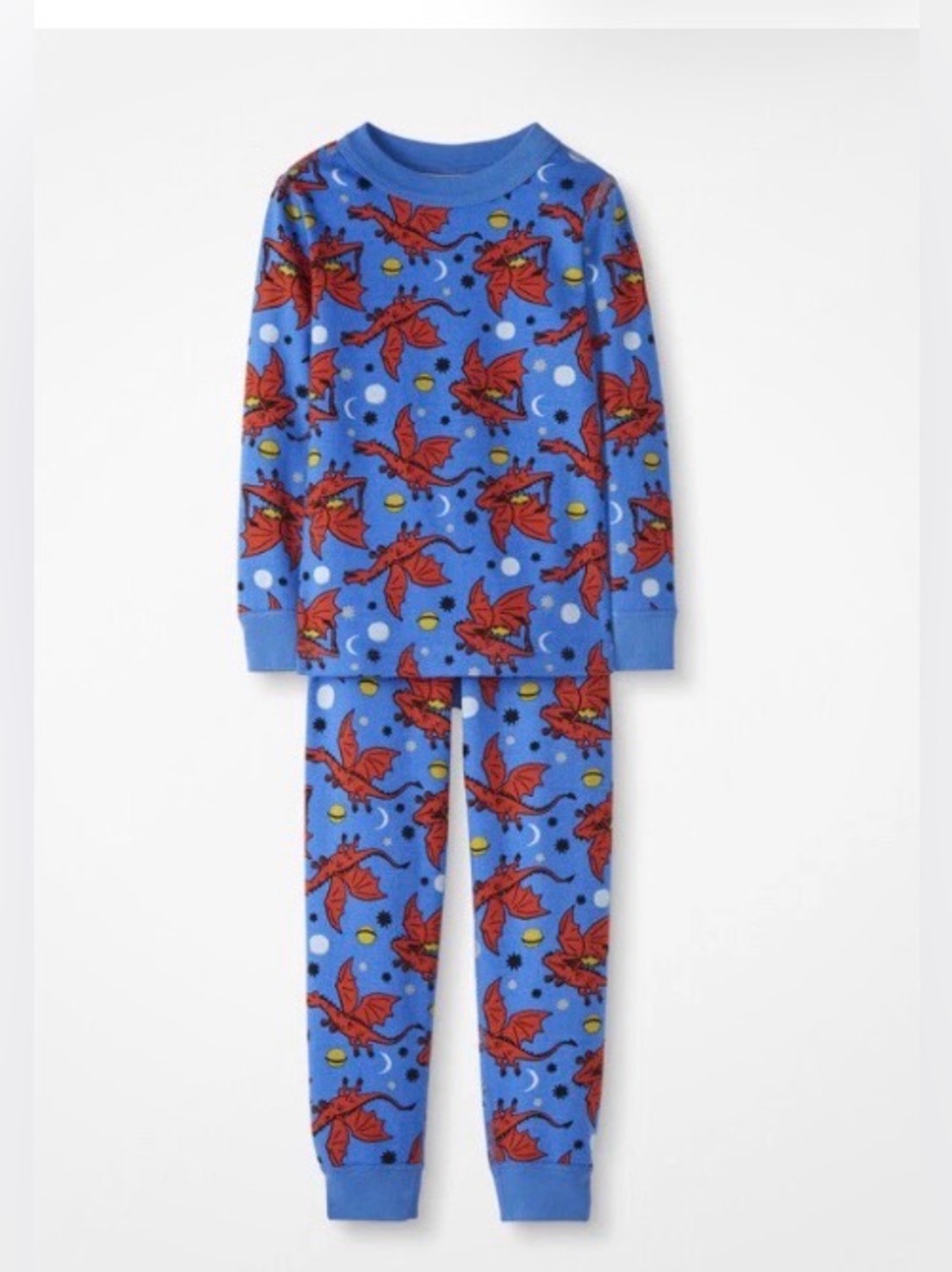 NEW HANNA ANDERSSON LONG JOHNS PAJAMAS SPACE DRAGONS
in ORGANIC COTTON - Picture 2 of 5